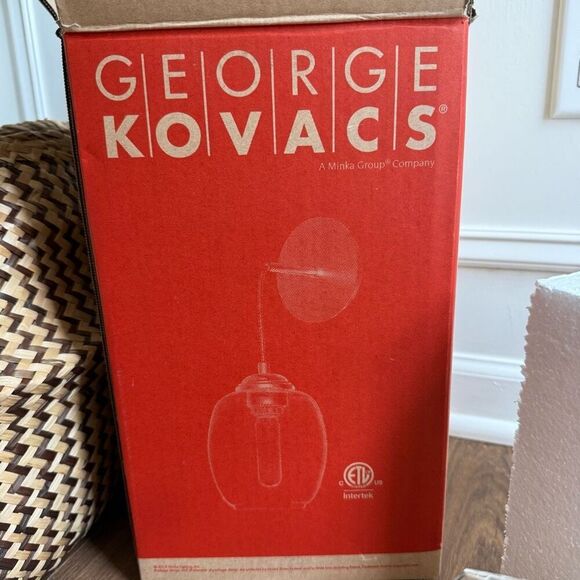 NIB George Kovacs P931-647 Bubble One Light Pendant Copper Bronze Patina $200 - Picture 4 of 11